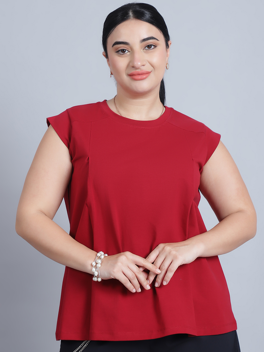 Women's Formal Western Top | Stylish Office Wear Top | Elegant Semi-Casual Top for Daily Use, Meetings & Interviews