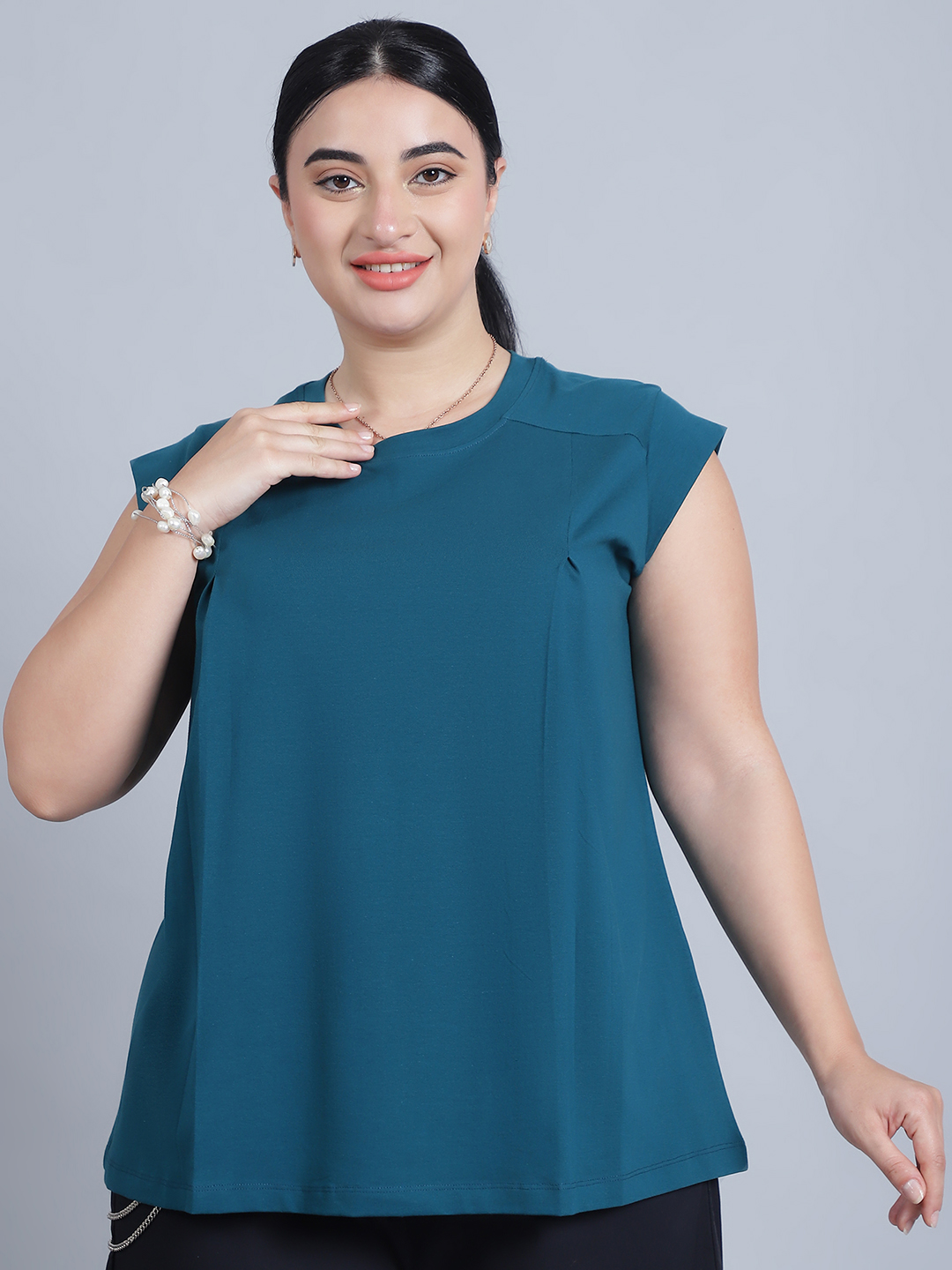Women's Formal Western Top | Stylish Office Wear Top | Elegant Semi-Casual Top for Daily Use, Meetings & Interviews