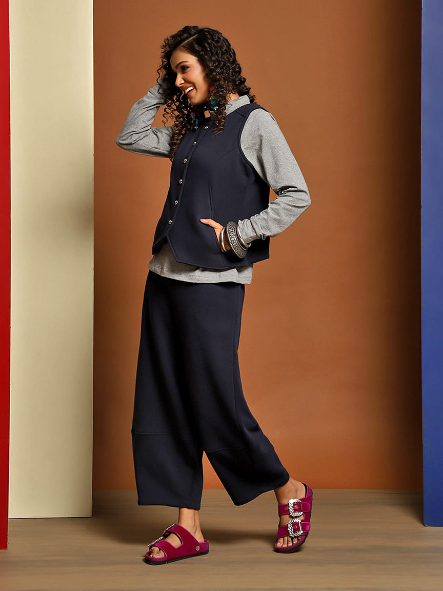 Alternative view of Cozy Soft Fleece Cord Set – Elevate Your Comfort in Style