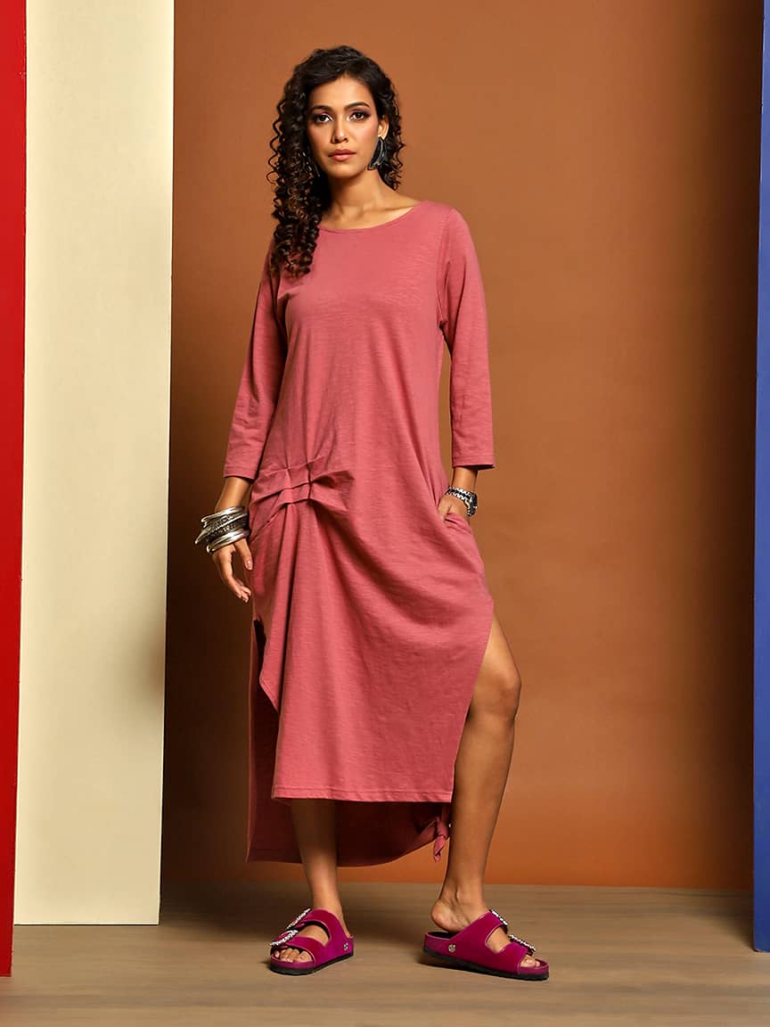 Stylish Midi Dress – Transformable into a Kurti Set for Ultimate Versatility - Image 6