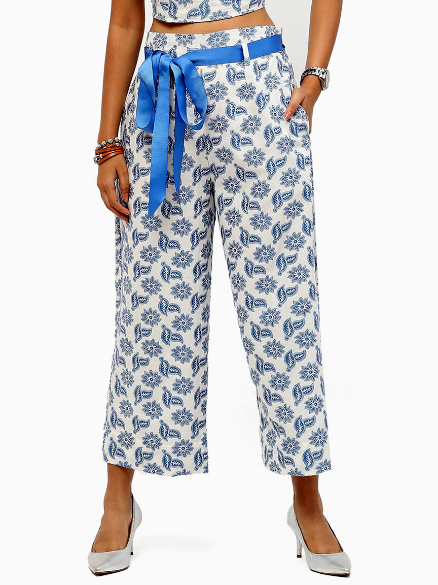 Alternative view of STYLE 30 JACQUARD PANTS