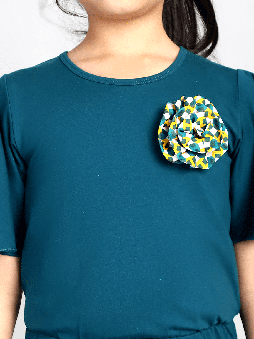 Baawri Girl Cotton Jersey Truq Color Jumpsuit - Image 7