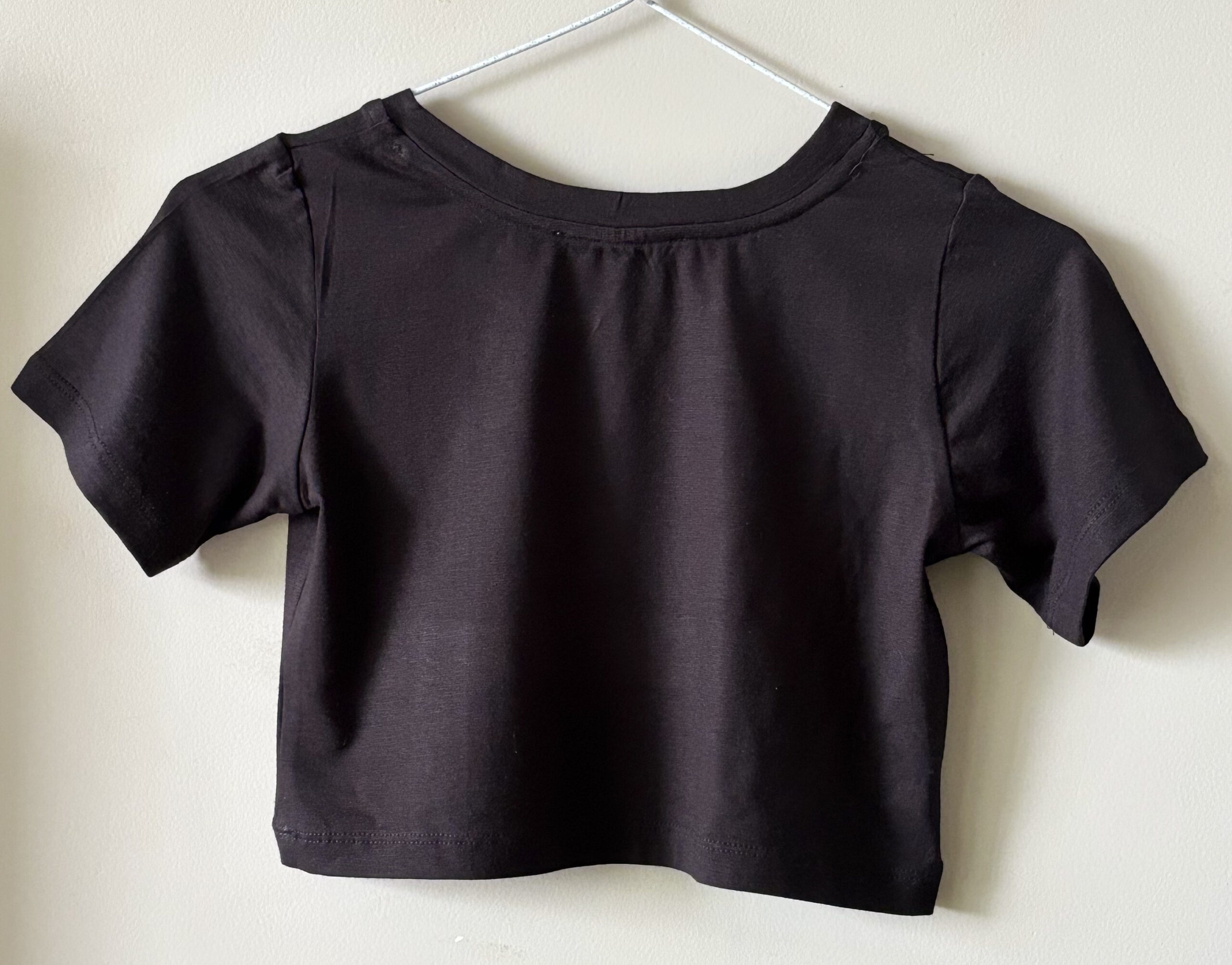 BaawRi Girl's Hot Chilli Crop Tee – Bold in Black - Image 6